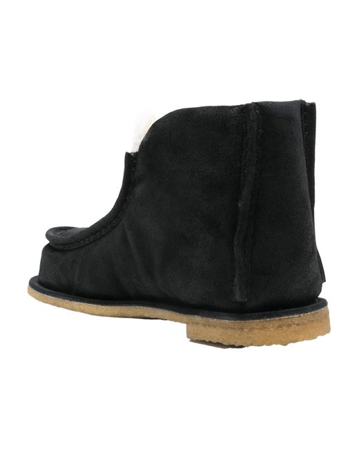 J.W. Anderson Black Round Head Snow Boots