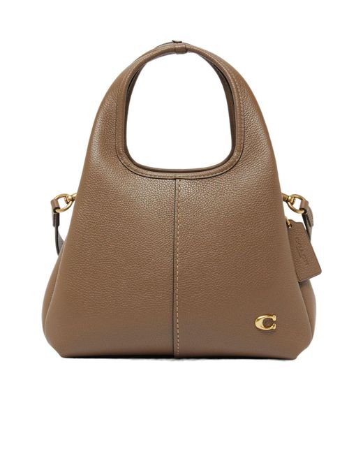 COACH Brown Lana Shoulder Bag 23