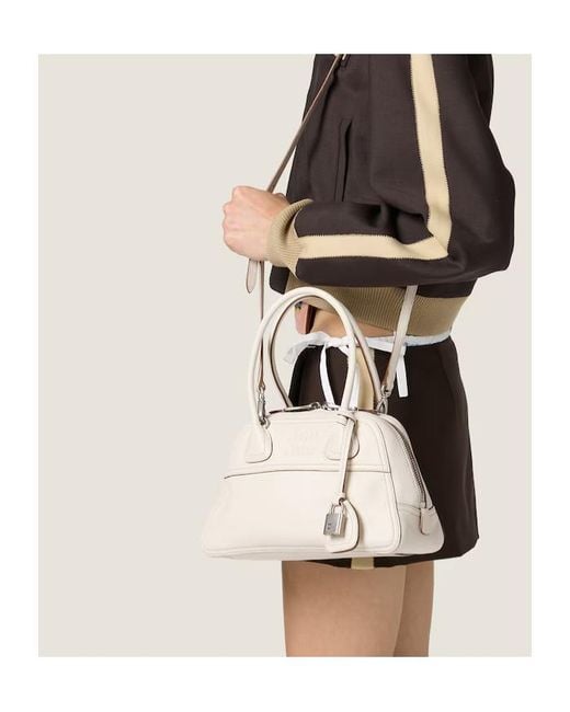 Miu Miu Natural Vivant Nappa Leather Bag