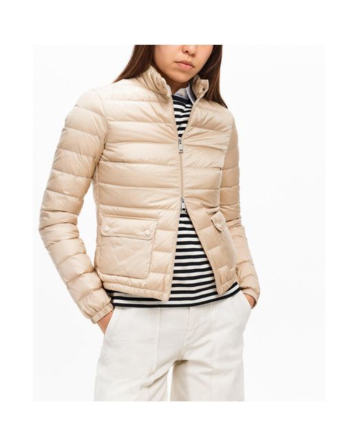 Moncler Natural Casual Short Down Jacket