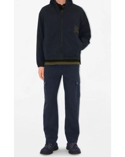 Burberry Blue Anorak for men