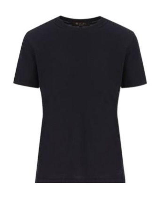 Loro Piana Black Angera Crewneck T-Shirt