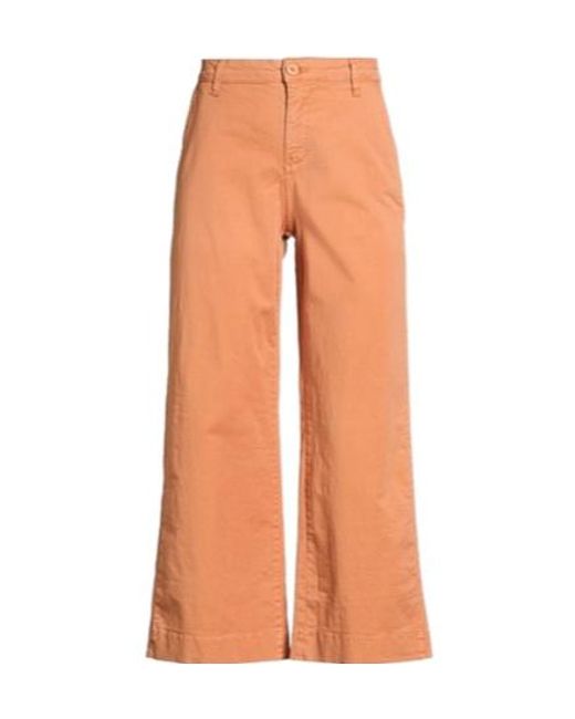Max Mara Orange Simple Cargo Pants