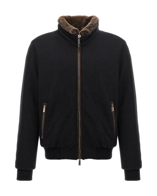 Moorer Black Bellati-Mrw Jacket for men