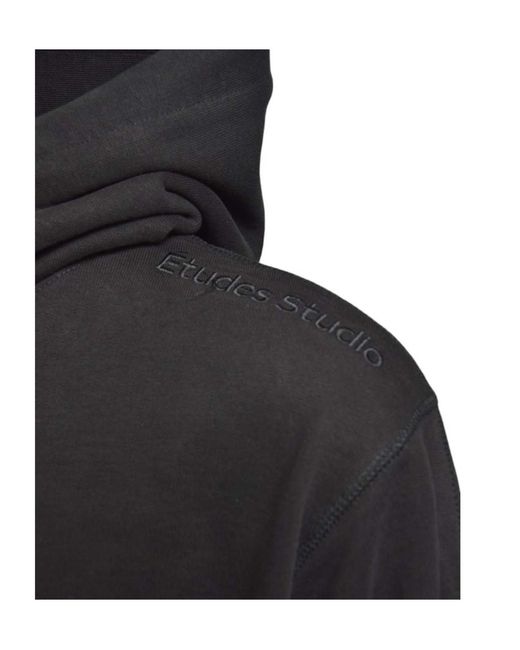 Etudes Studio Black Hooded Sweater for men