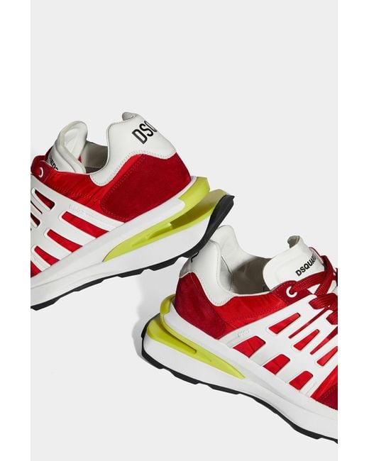 DSquared² Red Low-Top Sneakers for men