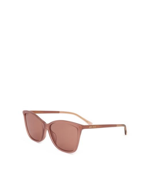 Jimmy Choo Pink Full Frame Sunglasses