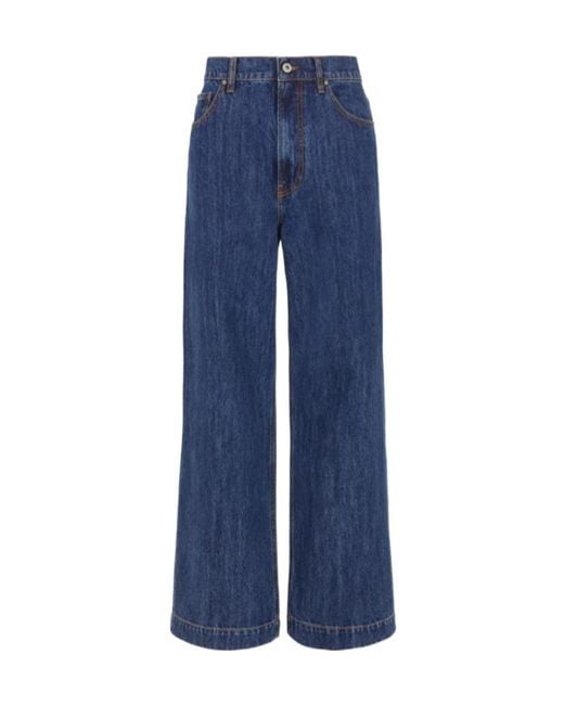 P.A.R.O.S.H. Blue Five-Pocket Denim Jeans