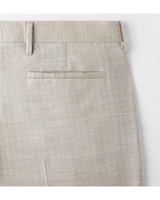 Dior Gray Tailored Pants for men