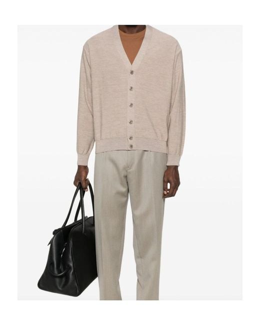 Lemaire Natural Button-Front Cardigan