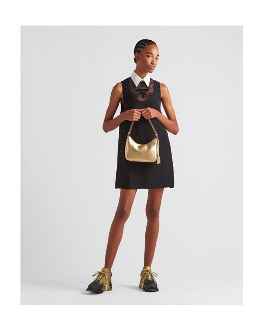 Prada Natural Saffiano Leather Mini Handbag