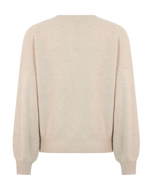 Lisa Yang Natural Relaxed Crew Neck Sweater