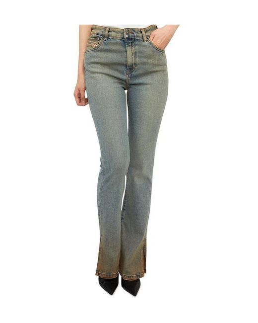 DIESEL Gray Belt Loop Jeans