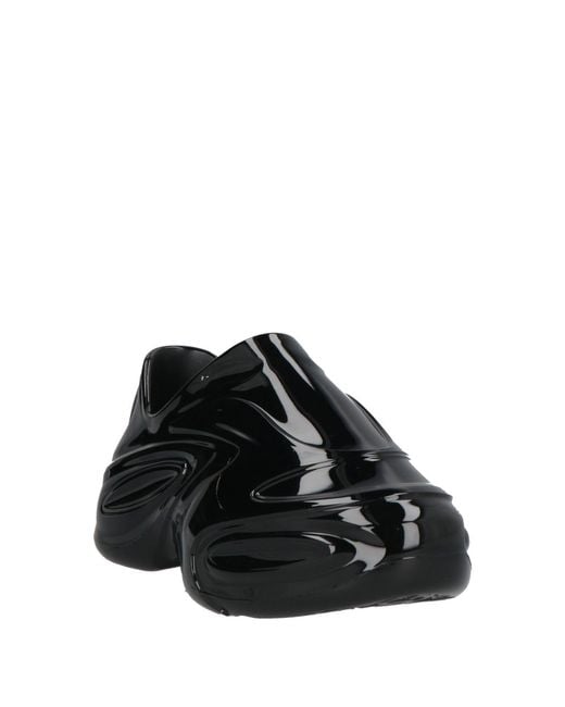 Dolce & Gabbana Black Solid Color Thick-Soled Sneakers