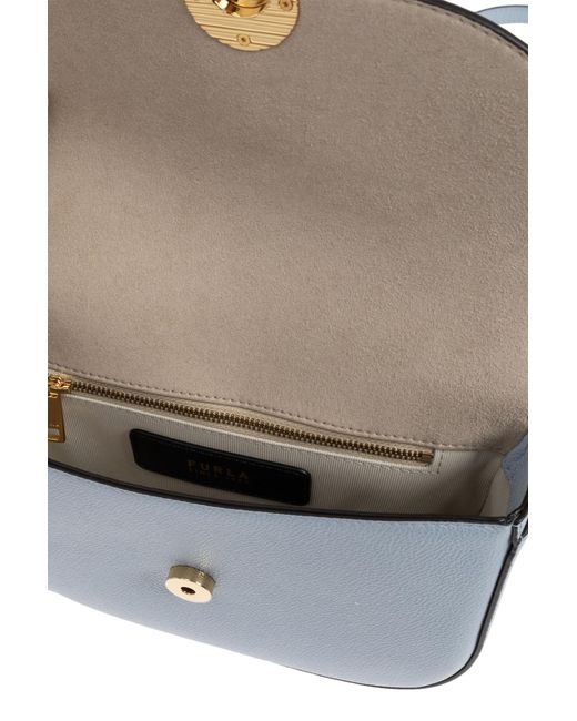 Furla Blue Moonlight Small Shoulder Bag