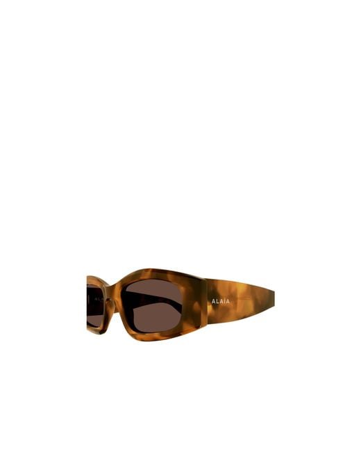 Alaïa Multicolor Alaïa Geometric Frame Sunglasses