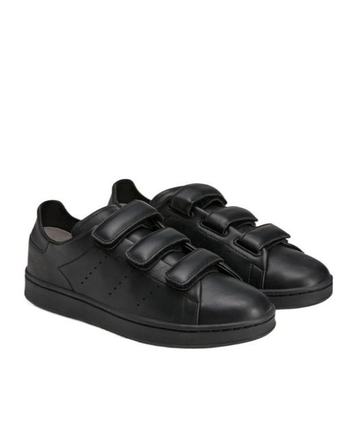 Y-3 Black Stan Smith Hook-And-Loop Sneakers for men