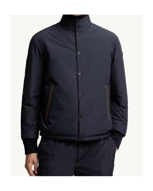 Moncler Blue Lanques Short Down Jacket for men