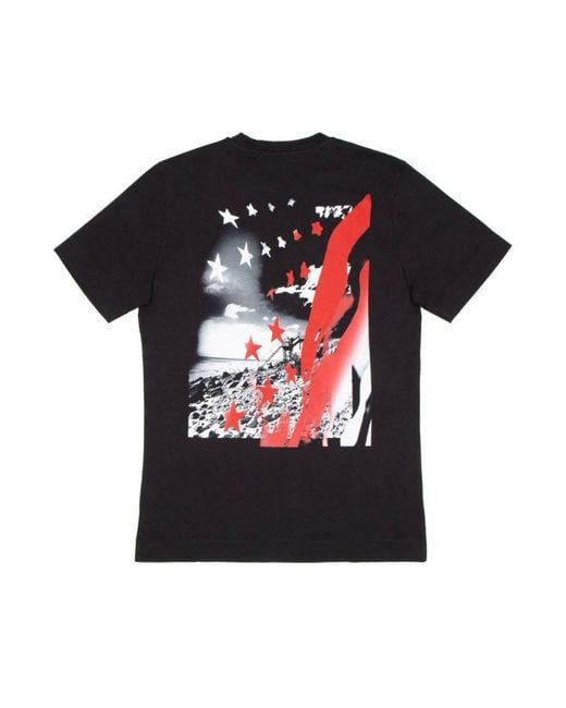 1017 ALYX 9SM Black Graphic Print T-Shirt for men
