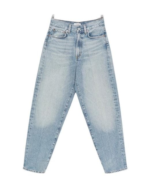 Agolde Blue 80S Tapered Jeans