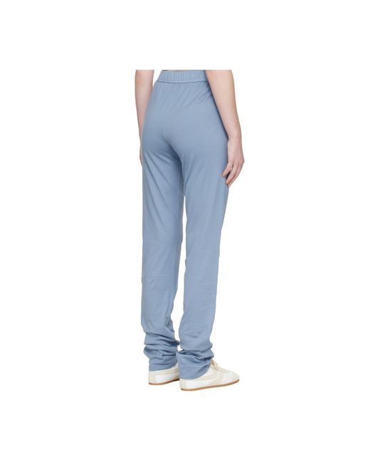 Rier Blue Elastic Waist Casual Pants