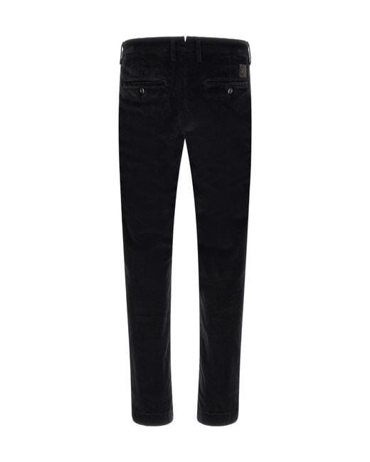 Jacob Cohen Black Tapered Casual Trousers for men