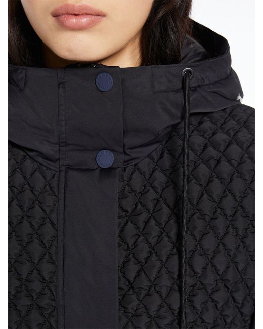 Weekend by Maxmara Black Hooded Down Jacket