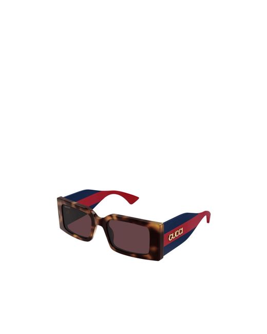 Gucci White Eyewear Gg1860S Rectangular Sunglasses