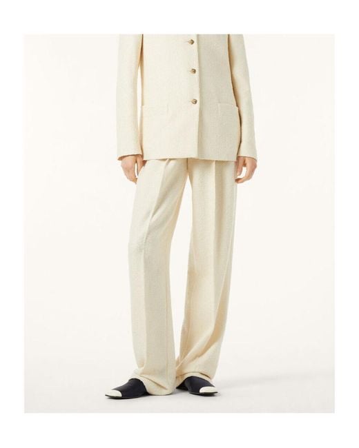 Loro Piana White Hector Trousers