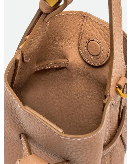 Gianni Chiarini Brown Sienna Small Bucket Bag