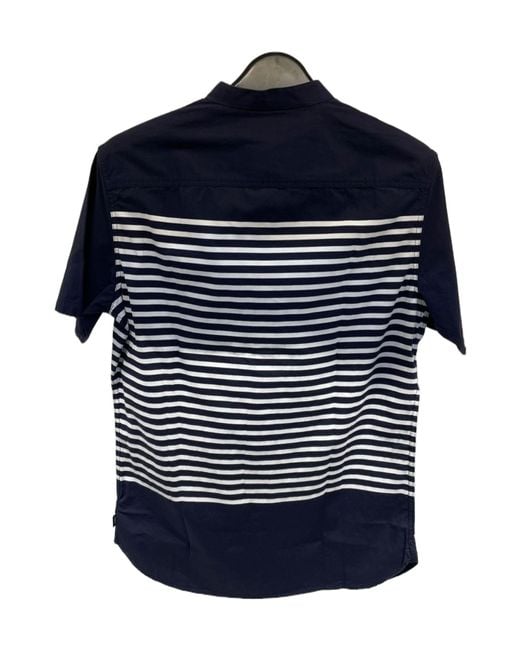 Armani Jeans Blue Short-Sleeved Shirt for men