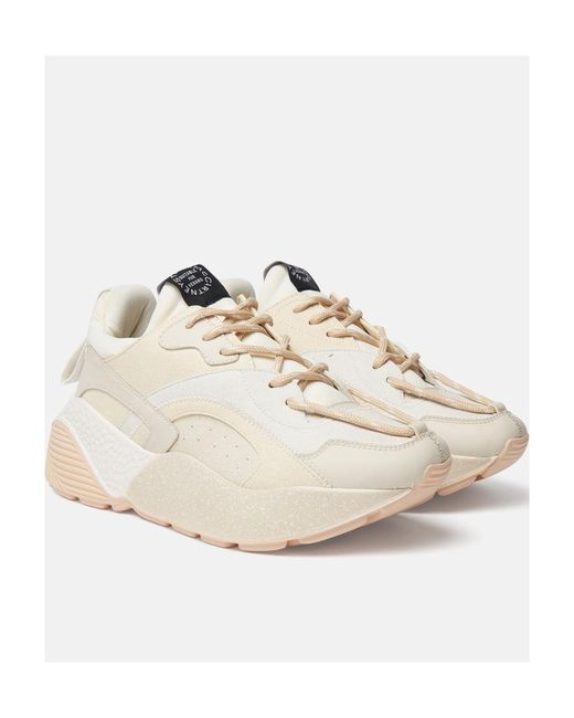 Stella McCartney White Eclypse Lace-Up Sneakers