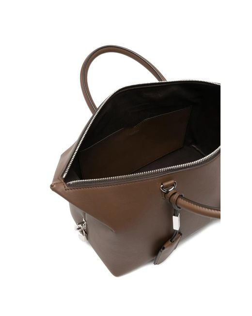 Max Mara Brown Logo Handbag