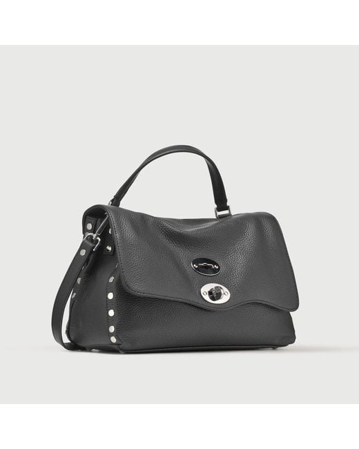 Zanellato Black Postina Mini Crossbody Bag
