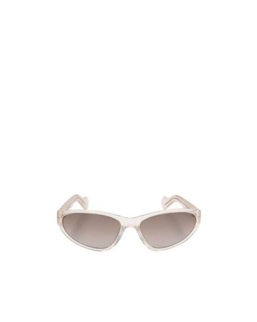 Moncler White Eyewear Cat-Eye Sunglasses for men