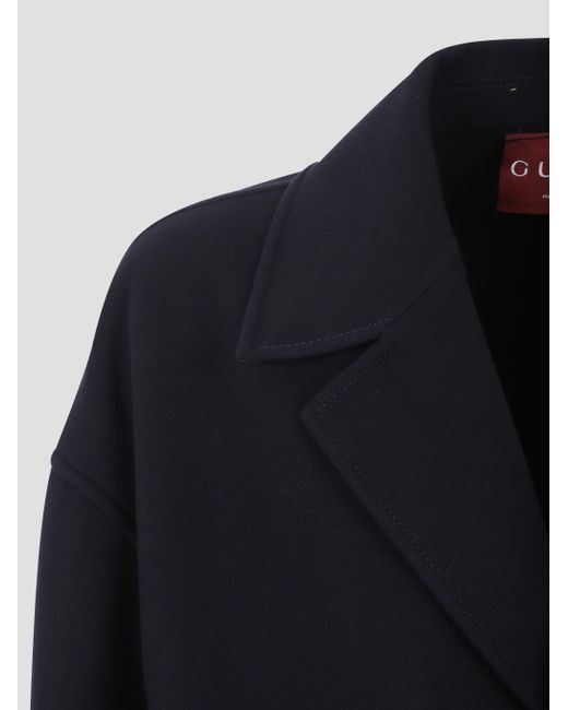 Gucci Black Long-Sleeved Coat for men