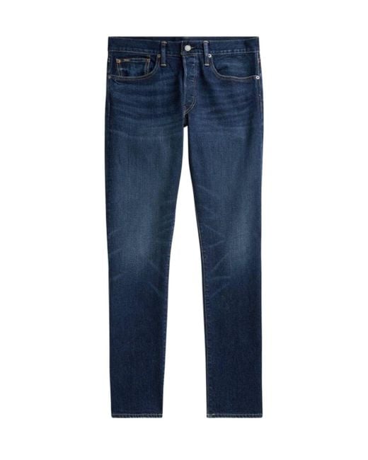 Polo Ralph Lauren Blue Stretch-Denim Jeans for men