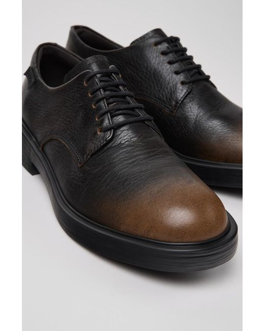 Camper Black Leather Shoes For for men