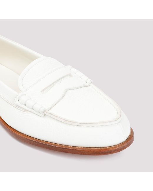 Church's White Slip-On Loafers
