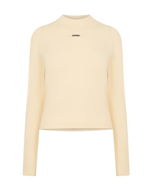 Jacquemus Natural Long-Sleeved T-Shirt