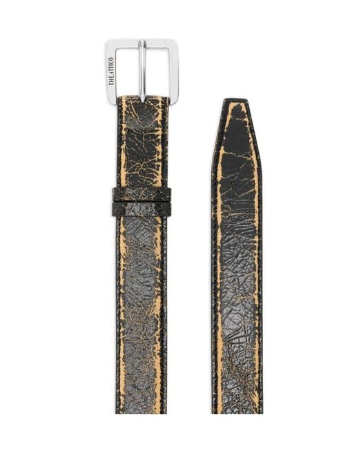 The Attico White Buckle Belt