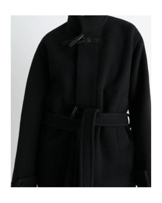 Lemaire Black Short Duffle Coat