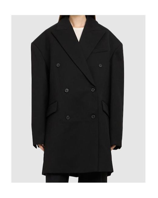 Wardrobe NYC Black Double Breasted Coat