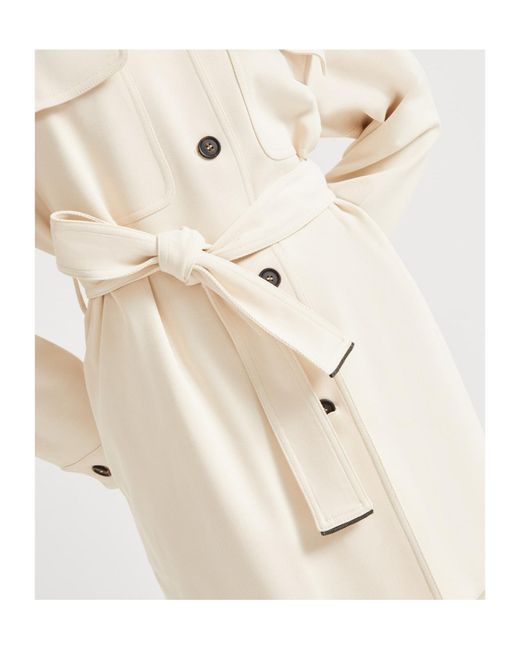 Brunello Cucinelli Natural Belted Jacket