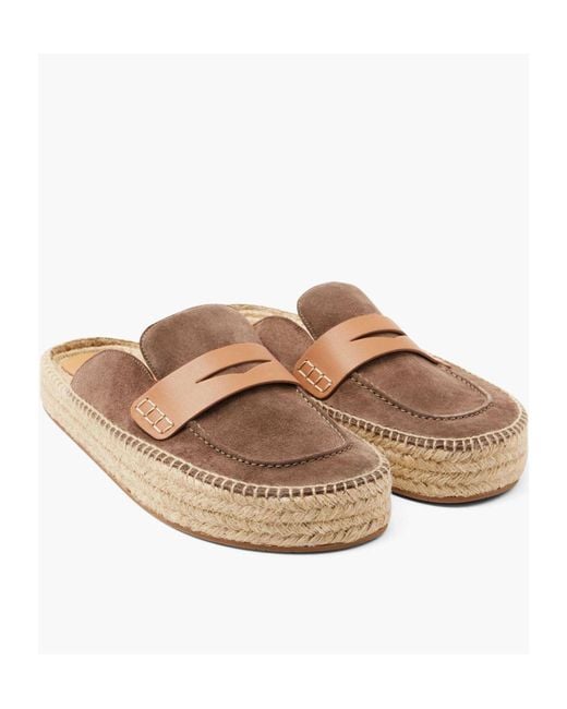 J.W. Anderson Brown Round Head Muller Shoes