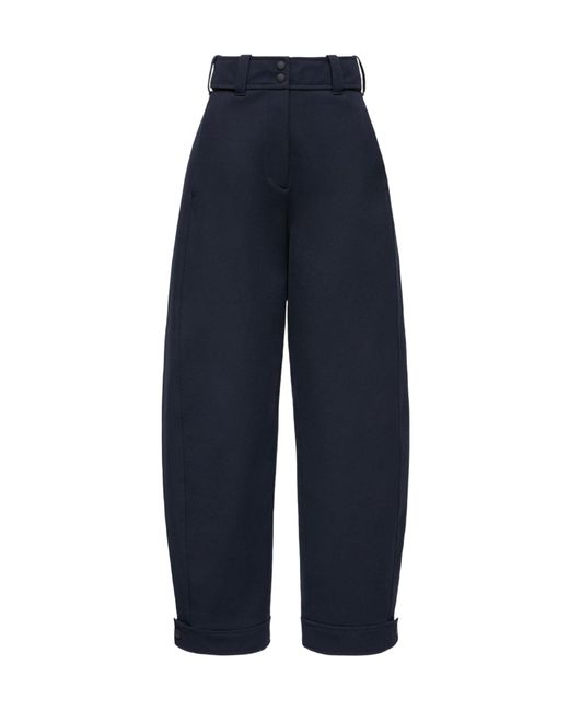 Moncler Blue Technical Twill Pants