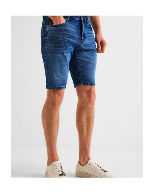 Boss Blue Versatile Denim Shorts for men