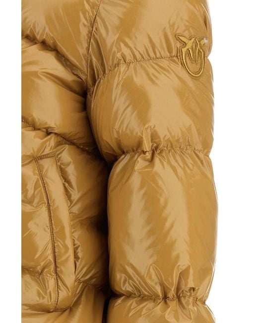 Pinko Metallic 'Mirco' Down Jacket