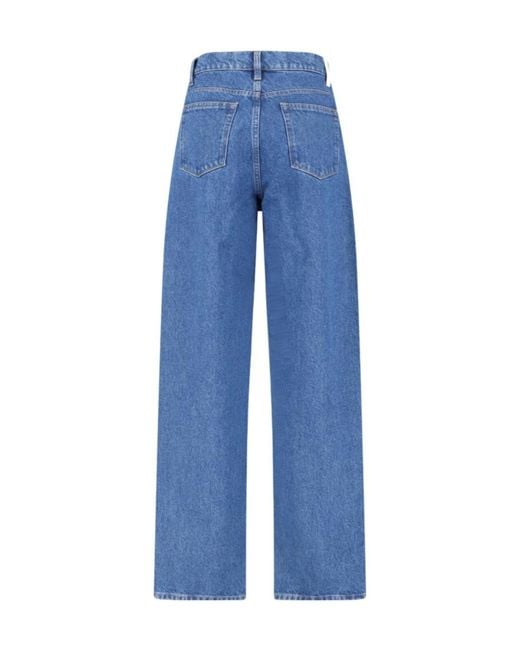 Jil Sander Blue Straight-Leg Jeans