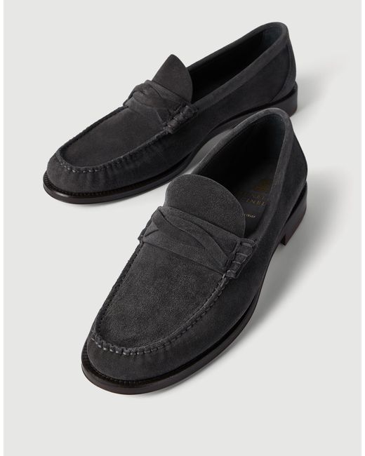 Brunello Cucinelli Black Loafers for men